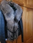 Страхотно кожено яке с яка от лисица, снимка 6