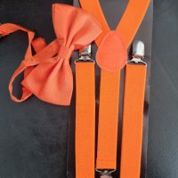 Оранжеви тиранти и папионка унисекс , снимка 4 - Други - 39350293