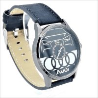Мъжки часовник черен евтин AUDI, снимка 2 - Мъжки - 37563146