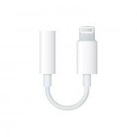 Преходник адаптер за iPhone слушалки Lightning към 3.5mm Apple, снимка 1 - Слушалки, hands-free - 38468909