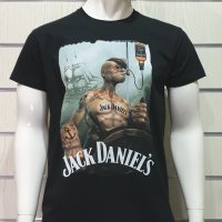 Нова мъжка тениска с дигитален печат Попай Моряка - Джак Даниелс , снимка 10 - Тениски - 28059804