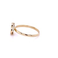 Златен дамски пръстен 1,98гр. размер:59 14кр. проба:585 модел:21879-6, снимка 3 - Пръстени - 44002321