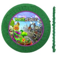 Зомбита срещу растения Plants vs Zombies голяма готова пинята + пръчка подарък за парти рожден ден, снимка 1 - Други - 43233820