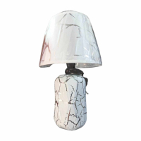 Стилна нощна лампа с елегантен мраморен дизайн, снимка 2 - Настолни лампи - 44874678