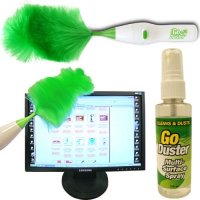 Четка Go Duster за почистване на прах с три четки, снимка 3 - Мопове, кофи, четки и метли - 32915390