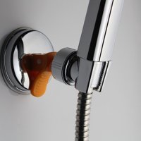 Здрав стенен държач, стойка за душ слушалка с вакуум, регулируема, снимка 2 - ВИК - 43770962