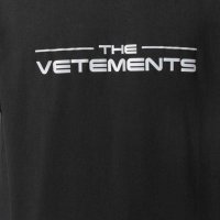 VETEMENTS Black Logo Print Relaxed Мъжка / Дамска Тениска size L и XL, снимка 7 - Тениски - 40660835