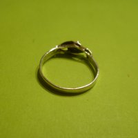 Нежен сребърен пръстен, снимка 2 - Пръстени - 36832793