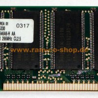 Продавам рам ram памет Hynix hymd232m646a6-h aa-a  DDR 1 256MB  266 Mhx, снимка 1 - RAM памет - 32666543