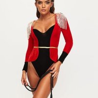 Облекло Ann Summers Ringmaster в червено, размер М, снимка 2 - Комплекти - 43586179