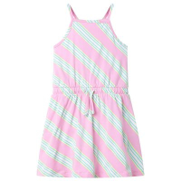 Детска рокля с шнур без ръкави, розова, 104（SKU:11170, снимка 1 - Детски рокли и поли - 44878455