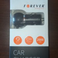 Зарядно устройство Forever Car Charger IPAD 2A , снимка 1 - Зарядни за кола - 38392891