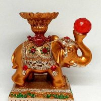 Слон, слонче Свещник, декорация, сувенир за подарък., снимка 4 - Декорация за дома - 27865069