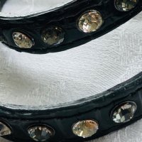 Кожена гривна и choker(две в едно), снимка 6 - Гривни - 27333205