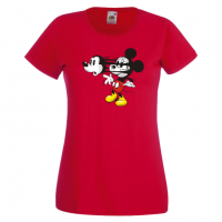 Дамска тениска Mickey Mask Мини Маус,Микки Маус.Подарък,Изненада,, снимка 8 - Тениски - 36526353