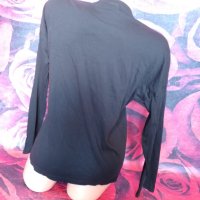 Черна блуза с дълъг ръкав 90 GRL размер С, снимка 2 - Блузи с дълъг ръкав и пуловери - 37687254