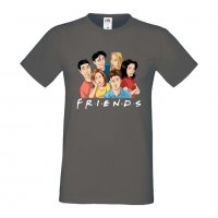 Мъжка тениска Friends art 1, снимка 4 - Тениски - 33028480