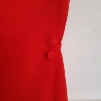 Червена дълга рокля с отстъпка, снимка 5 - Рокли - 33419685