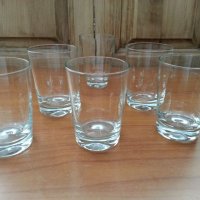 Ретро стъклени чаши за ракия, снимка 1 - Антикварни и старинни предмети - 33484167