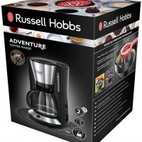 Кафе машина RUSSELL HOBBS ADVENTURE/технология WhirlTech/Стъклена кана 1,250 л, снимка 5 - Кафемашини - 37184143