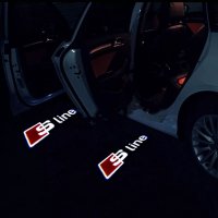 ЛЕД лого за врата с "S line","RS", Audi, WV, BMW., снимка 8 - Аксесоари и консумативи - 20374074