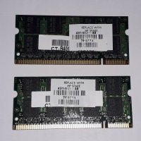 RAM памет за лаптоп 2 по 1GB, снимка 2 - RAM памет - 37892775