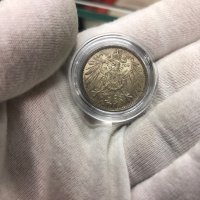 Сребърна монета Германия 1 марка  1911 А, снимка 1 - Нумизматика и бонистика - 35560006