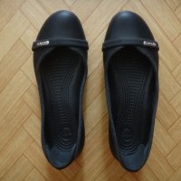 Нови оригинални Crocs черни балеринки 34 номер, снимка 1 - Дамски ежедневни обувки - 40236894
