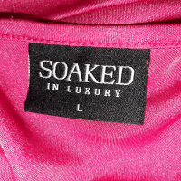 SOAKED L Розова еластична рокля , снимка 6 - Рокли - 36399684