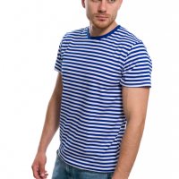 Нова мъжка класическа моряшка тениска , снимка 3 - Тениски - 27940848