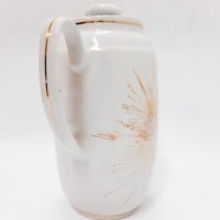 Красива бяла порцеланова кана, чайник(7.2), снимка 2 - Антикварни и старинни предмети - 43846178