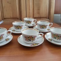 Руски порцелан чаши за чай , снимка 1 - Други ценни предмети - 36844516