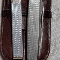 Антикварен джобен комплект, ножче Rostfrei и сребърна клечка за нокти 835 проба  ! , снимка 5 - Антикварни и старинни предмети - 43257768