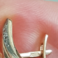  К-т украински,златни обеци и пръстен от миналият век. Проба 585., снимка 8 - Бижутерийни комплекти - 36521006
