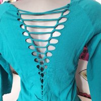 Дамска блуза с ефектен гръб, снимка 5 - Блузи с дълъг ръкав и пуловери - 32595563