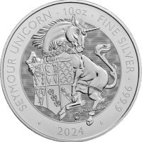 Монета сребро 999.9 инвестиционна 10 унции/oz 2024 - Charles III, снимка 1 - Нумизматика и бонистика - 44113988