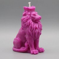 Силиконов молд за свещи Лъв с корона форма за свещ сапун епоксидна смола фондан Български лъв, снимка 2 - Форми - 43988254