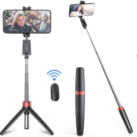 Bluetooth Селфи стик / Selfie stick 3 в 1, стойка, трипод, снимка 6 - Селфи стикове, аксесоари - 44906026