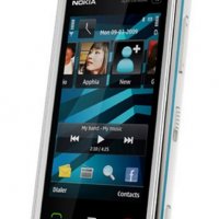 за чàсти Смартфон Nokia 5530 XpressMusic GSM - Бял със сини акценти