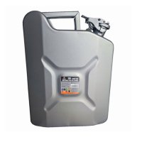 Метална туба за гориво, 10 л, сива, снимка 1 - Аксесоари и консумативи - 43274450
