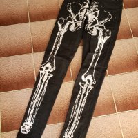 Сет скелет дънки суитшърт комплект, снимка 6 - Комплекти - 34604563
