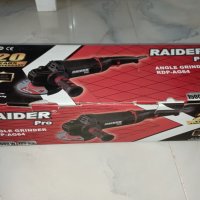 Ъглошлайф RAIDER RDP-AG64 Black edition 1500 w 125, снимка 1 - Други инструменти - 38405818