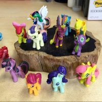 Малкото Пони My Little Pony PVC 12 бр фигурки топери за игра и украса, снимка 4 - Фигурки - 18297514