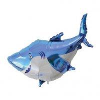 синя Акула Акули Shark фолио фолиев балон хелий или въздух парти рожден ден, снимка 1 - Други - 37734737