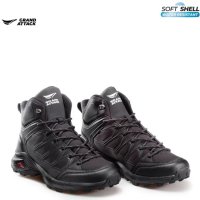 Мъжки зимни обувки Grand Attack в черен цвят, снимка 2 - Мъжки боти - 43440796