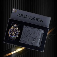 💥Louis Vuitton мъжки подаръчни комплекти💥, снимка 1 - Портфейли, портмонета - 43375130