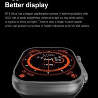 Apple Watch 9 ultra gen 2 49мм 2,2 инча дисплеи Смарт часовник, снимка 13 - Смарт часовници - 42434242