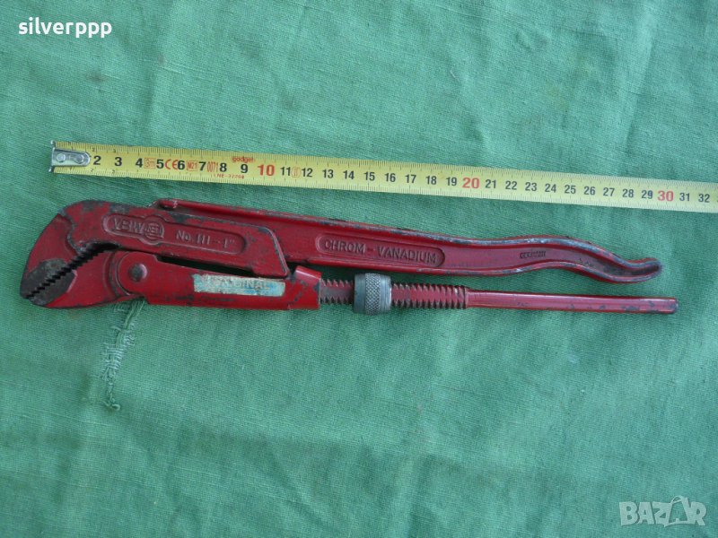  Стар немски тръбен ключ - 2 , снимка 1