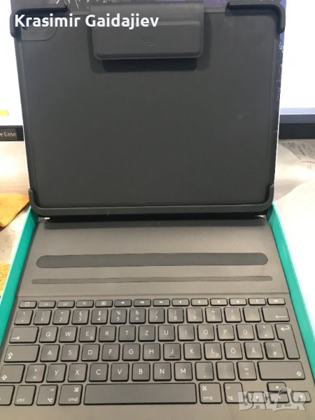 Logitech Slim Keyboard Folio Pro - безжична клавиатура, кейс и поставка за iPad Pro 12.9, снимка 1