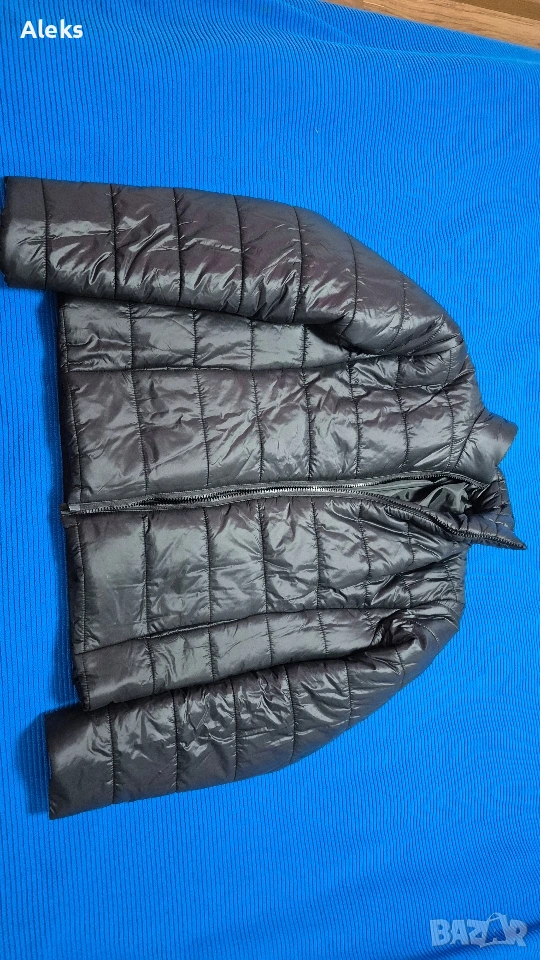 Дамско черно зимно яке, снимка 1